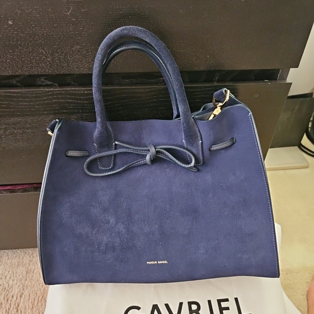 Mansur Gavriel Suede Sun Bag